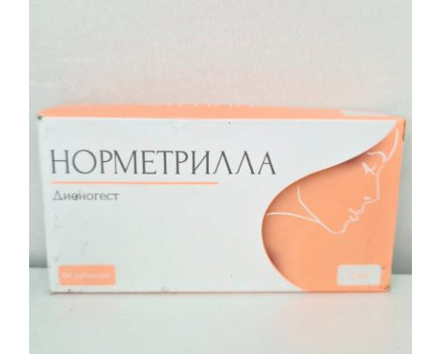 Норметрилла 2 мг 84 шт. (Диеногест) таблетки