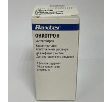 Онкотрон 2 мг/мл 10 мл 1 шт. концентрат для приготовления раствора для инфузий