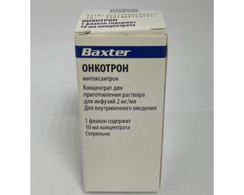 Онкотрон 2 мг/мл 10 мл 1 шт. концентрат для приготовления раствора для инфузий