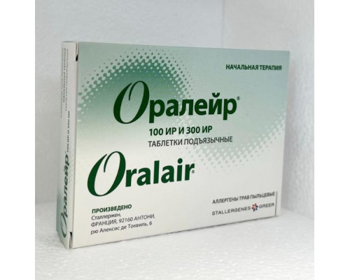 Оралейр начальный курс 31 шт. таблетки (100 ир 3 шт. +300 ир 28 шт.)