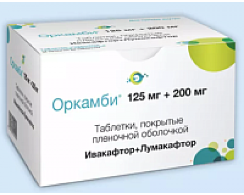 Оркамби 125 мг+200 мг 112 шт. таблетки