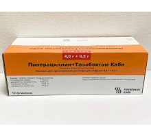 Пиперациллин+Тазобактам Каби 4 г +0,5 г 10 шт. порошок для раствора для инфузий