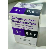 Пиперациллин+Тазобактам Тева 4 г +0,5 г 1 шт. порошок для раствора для инфузий