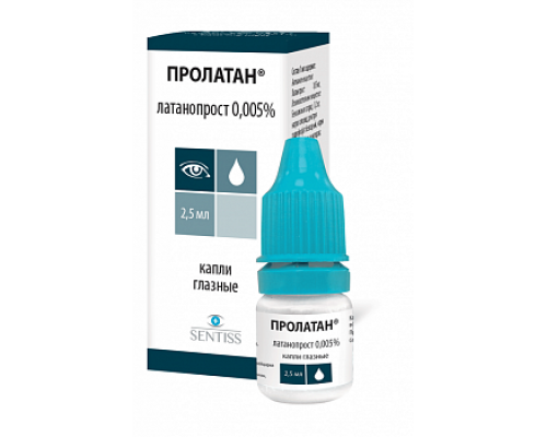 Пролатан капли глазные 0.005 % 2.5 мл