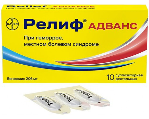 Релиф Адванс 206 мг 