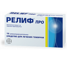 Релиф Про 12 шт суппозитории ректальные