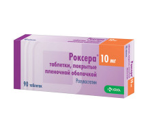 Роксера 10 мг 90 шт. (Розувастатин) таблетки
