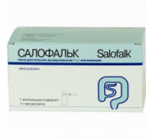 Салофальк пена ректальная дозированная 1 г на аппликацию 1 шт.