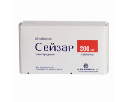 Сейзар 200 мг 30 шт. (Ламотриджин) таблетки