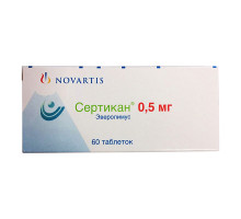 Сертикан 0,5 мг 60 шт. (Эверолимус) таблетки