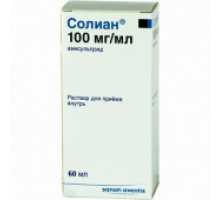 Солиан 100 мг/мл 60 мл (Амисульприд) раствор для приёма внутрь