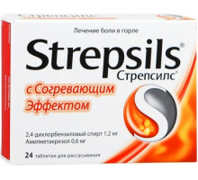 Стрепсилс с согревающим эффектом
