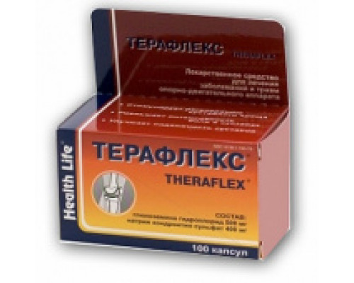 Терафлекс 100 шт. капсулы (Глюкозамин+Хондроитин сульфат)