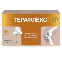 Терафлекс 500 мг + 400 мг (Глюкозамин + Хондроитина сульфат) 60 шт. капсулы