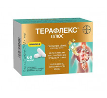 Терафлекс плюс капсулы 60 шт. (Глюкозамин+Хондроитин сульфат)