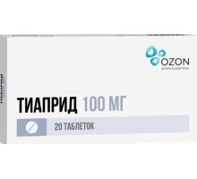Тиаприд 100 мг 20 шт. таблетки