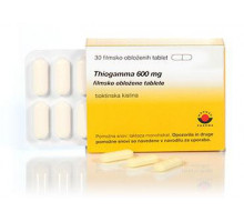 Тиогамма 600 мг 30 шт. таблетки покрытые пленочной оболочкой