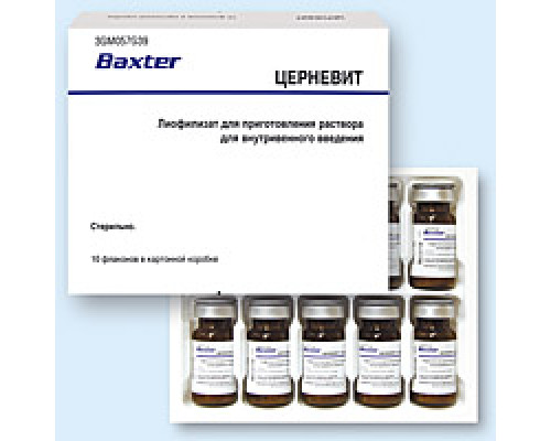 Церневит флаконы 10 шт. лиофилизат для приготовления раствора
