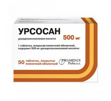 Урсосан форте 500 мг 50 шт. таблетки
