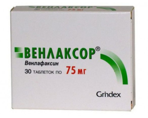 Венлаксор таблетки 75 мг 30 шт