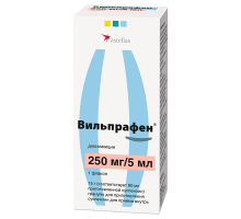 Вильпрафен 250 мг/ 5мл 15 г гранулы для суспензии