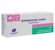 Вориконазол Канон 200 мг 14 шт. таблетки покрытые пленочной оболочкой
