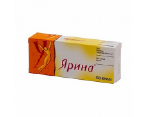 Ярина 3 мг+0,03 мг 63 шт. таблетки покрытые пленочной оболочкой